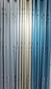 Rideaux occultants de luxe en lin haute précision, texture subtile, motif sombre, tombé lourd, tissu respirant pour salon - Product Image 6