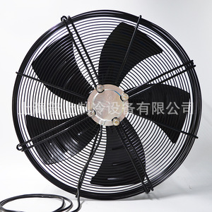 External Rotor Axial Flow Fan YSWF102L60P6 675N 600S 24 In Aluminum Blade Ball Bearing <b>Electric</b> Motor Black Color - Product Image 2