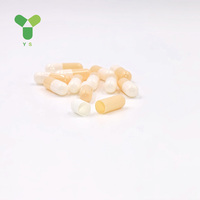 Capsules vides en gélatine bovine de qualité pharmaceutique 00, fournies directement par l'usine YS pour les médicaments #   Impression personnalisée de couleur et de logo sur modèle