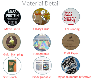 Buste Barriera Opache Personalizzate con Finestra Trasparente e Chiusura a Zip Richiudibile <span class=keywords><strong>per</strong></span> Conservazione Alimenti, Avena e <span class=keywords><strong>Semi</strong></span> di Verdure Supermercatiari - Product Image 4