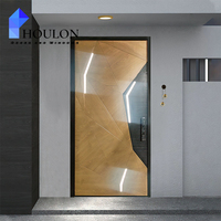 Nouveau design Entrée personnalisée Sécurité Villa Entrée principale extérieure Porte pivotante moderne en acier