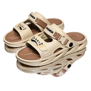 Chaussons légers et durables en EVA pour hommes, semelle antidérapante, doublure rembourrée, confortables, portables, pour l'intérieur et l'extérieur - Product Image 1