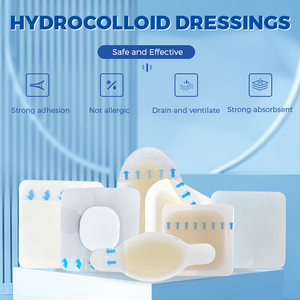 Band-shaped Heel Plasters Professional Medical Skin Tone Hydrocolloid Wound <strong>Dressing</strong> Journey Care FL-04 69x28mm for Wound Care - Product Image 4