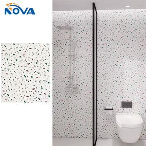 Revêtement mural SPC <span class=keywords><strong>de</strong></span> style hôtelier, imitation <span class=keywords><strong>terrazzo</strong></span>, imperméable, ignifuge, garantie 5 ans, rénovation commerciale moderne pour hôtels - Product Image 6