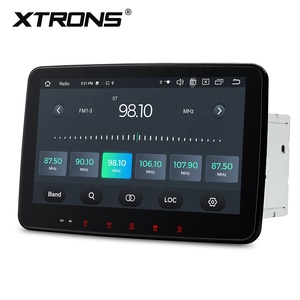 Xtrons 10.1 "4 + 64GB Octa Core có thể điều chỉnh QLED màn hình AKM DSP toàn cầu 4 gam con quay hồi chuyển phổ đôi DIN Android 14 Xe DVD Player - Product Image 3