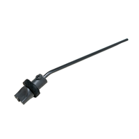Support de cymbale professionnel UNLOCKDRUM noir courbé à section unique, lot de 2, tube de 10 mm avec kit de fixation de cymbale