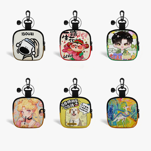 कस्टम प्यारा घर व्यक्तिगत बच्चे पालतू पोर्टेबल कैनवास छोटे छोटे छोटे छोटे छोटे छोटे छोटे छोटे छोटे छोटे महिला सिक्का पर्स - Product Image 2