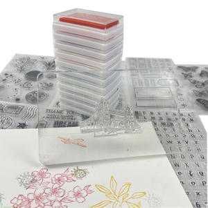 Patrón personalizado sellos transparentes DIY Scrapbooking decoración juego de sellos de silicona para hacer tarjetas - Product Image 4