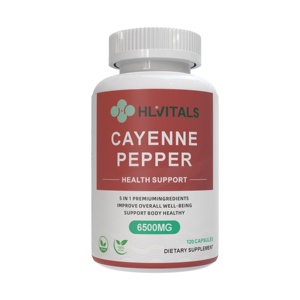 Oem Cayenne Dietary <b>Supplement</b> Capsules For Metabolism Support Cayenne Pepper Capsules 60pcs - Product Image 1