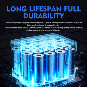 Generatore Solare Portatile Ricaricabile di Grado Premium 168Wh 252Wh 336Wh 392Wh <span class=keywords><strong>per</strong></span> Backup Esterno - Product Image 6