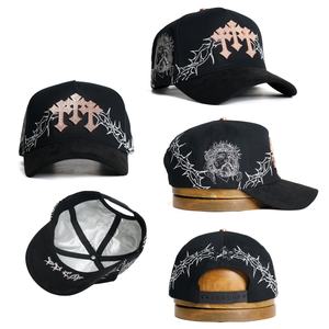 Gorra de Béisbol de 5 Paneles de Alta Calidad ODM OEM con Logotipo Personalizado, Gorra de Béisbol de Algodón y Gamuza con Bordado, Pines Metálicos para Personalizar su Logotipo - Product Image 2