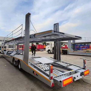 Semirremolque Portacoches de Alta Calidad, Remolque Hidráulico de Doble Plataforma para Transporte de Automóviles - Product Image 4