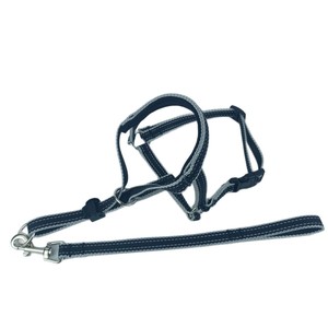 Muselière réfléchissante pour chien en polyester avec anneau nasal, tailles XS S M L XL, colliers d'entraînement, fournitures pour animaux de compagnie - Product Image 1