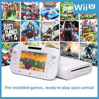 Console de jeu Wii U originale avec contrôle de mouvement, édition Tiramisu, version HD améliorée, disque dur 500 Go, batterie 3600 mAh, Chine