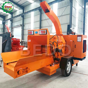 Machines forestières marteau rotor goulotte sciure de bois meuleuse de souche mobile déchiqueteuse de bois - Product Image 6