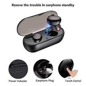Zooming Y30 Touch BT 5,0 Auriculares inalámbricos Auriculares estéreo 3D Correr Deporte Auriculares para juegos TWS S4 <span class=keywords><strong>Mini</strong></span> ENC Auriculares - Product Image 4