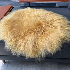 Manta de Piel de Oveja Natural para Sofá, Ideal para Fotografía de Bebés - Product Image 2