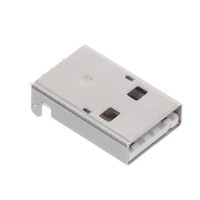 Connecteur USB de remplacement 1-1734028-1, connecteur USB PLUG RA SMT POST 1.1 RE
