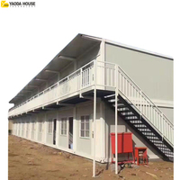 Structure préfabriquée robuste en acier, conteneur modifié de 20 pieds ou 40 pieds pour l'hébergement des travailleurs de chantier