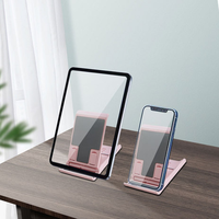 Support de téléphone pliable pour bureau, réglable sur 6 angles, format de poche, vente en gros pour smartphones et tablettes de 4,5 à 12,9 pouces