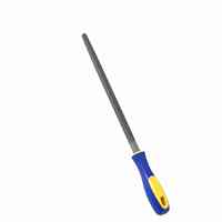 Lime carrée en acier T12 WEIDA WH61128 de 6 pouces (150 mm) avec poignée en caoutchouc, lime à métal professionnelle à coupe moyenne, outil à main
