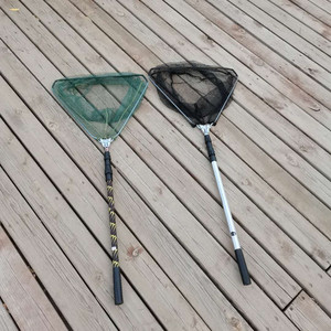2026 Neu Eingetroffenes Dreieckiges Faltbares Fischernetz Nylon Handkeschernetz Angelausrüstung Pesca - Product Image 5