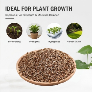Vermiculite expansée de qualité supérieure 5-8 mm |   Granulés d'isolation thermique pour l'acier fondu des aciéries, pour la couverture à chaud - Product Image 2