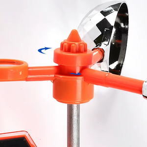 Ahuyentador de Aves Solar con Soporte de Abrazadera, Dispositivo Repelente de Aves Fácil de Instalar, Ahuyentador de Aves Giratorio para Cultivos al Aire Libre - Product Image 3