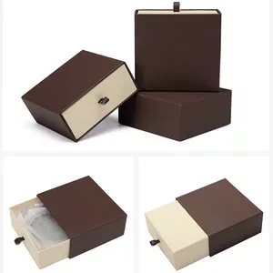 Boîte cadeau en carton durable avec <span class=keywords><strong>tiroir</strong></span> coulissant pour organiser les ceintures et les portefeuilles pour hommes - Product Image 3