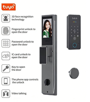 Kunci Pintar Tersembunyi Glomarket Flush Invisible Embedded Smart Lock Tuya WiFi Pengenal Wajah Interkom Video Kunci Keamanan Rumah Harga Terjangkau