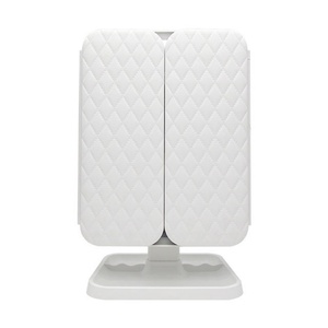Espejo Cosmético LED de Moda, Espejo de Maquillaje Plegable de 3 Pliegues, Espejo de Aumento 2X/3X con Luces LED, Batería Recargable - Product Image 2