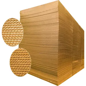 Corrugated cardboard as a raw material for packaging & displays fluting cardboard