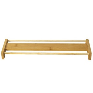<b>Teacup</b> Drying Rack Folding Solid Wood Rectangular Tea Set Storage Display Rack Natural Wood Color Versatile - Product Image 5