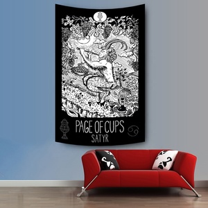 Cubierta colorida completa del sol, tapiz de pared con estampado de cartas del tarot antiguo - Product Image 2