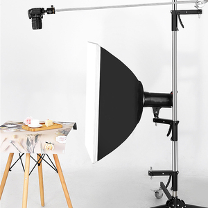 Support d'éclairage LED en acier inoxydable de 250 cm avec poignée de type pistolet, roues et vis 1/4 3/8, trépied robuste pour photographie, éclairage, boîte à lumière, appareil photo - Product Image 6