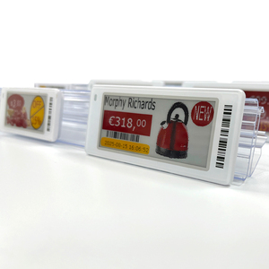 Étiquette d'étagère électronique à encre électronique ultra-mince de 2,9 pouces à faible consommation, 4 couleurs, affichage de prix E-Ink, solution de vente au détail Bluetooth Cloud - Product Image 1