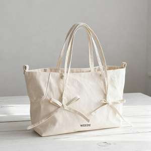 Sac à main en toile de coton personnalisé, sac à main pliable, nouveau sac à bandoulière Boston en toile tendance - Product Image 1