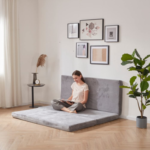 Toptan Tri Fold köpük taşınabilir Camper misafir uyku bellek köpük katlanır yatak - Product Image 5