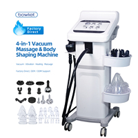 Appareil de massage vibrant professionnel vertical 4-en-1 G8 pour amincissement et anti-cellulite, rehausseur mammaire Bowket