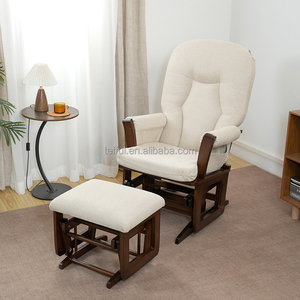 Silla mecedora para bebés con reposapiés, ideal para lactancia y descanso, venta al por mayor. - Product Image 2