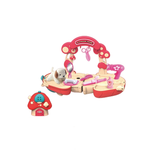 Jouets en plastique pour enfants, ensemble d'outils de jeu d'imitation, ensemble de maquillage et de beauté, ensemble de petits animaux mignons, sac en forme de champignon - Product Image 2