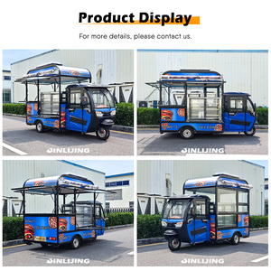 JINLIJING Remorque Cuisine Mobile pour Bière, Véhicule Électrique à Trois Roues pour Jus de Fruits, Bar à Café, Tricycle <span class=keywords><strong>Food</strong></span> <span class=keywords><strong>Truck</strong></span> Roulant à <span class=keywords><strong>Vendre</strong></span> - Product Image 2