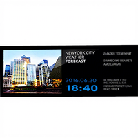 Écran LCD ultra large de 29 pouces pour bus, affichage pour passagers