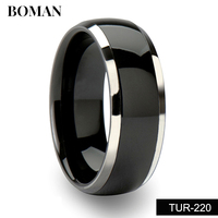 Dongguan Bague en Tourmaline Noire Vente en Gros Lot de 10 Bagues pour Hommes Noirs 8mm presto 09985 Bague d'Étanchéité pour Autocuiseur Noir