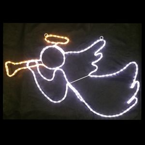 Luces de Cuerda con Motivo Navideño de Paloma de la Paz, de 70*70cm y 5m, con Marco de Acero LED Impermeable para Exteriores, Venta al por Mayor en Línea - Product Image 3