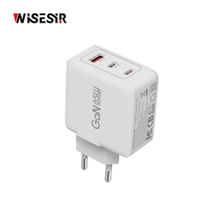 <span class=keywords><strong>Chargeur</strong></span> WISESIR GaN 65W avec 2 ports USB-C et 1 port USB-A, protocoles multiples PPS FCP SCP PD pour Huawei, iPhone, MacBook, <span class=keywords><strong>iPad</strong></span> - Product Image 1