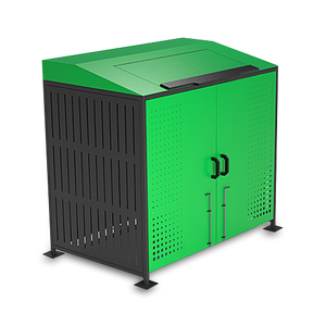 <span class=keywords><strong>Abri</strong></span> de stockage <span class=keywords><strong>pour</strong></span> <span class=keywords><strong>poubelle</strong></span> à roulettes en acier galvanisé de grande taille <span class=keywords><strong>pour</strong></span> l'<span class=keywords><strong>extérieur</strong></span> avec options de compartiments 1/2/3/4 - Product Image 1