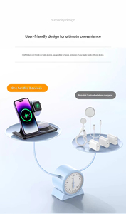 Estación de Carga Inalámbrica Magnética Rápida PD 3 en 1 Plegable con Puerto Tipo-C para <span class=keywords><strong>iPhone</strong></span> 15/14/13/12 Pro/Max/<span class=keywords><strong>Plus</strong></span> para Watch 9/8/<span class=keywords><strong>7</strong></span>/6 - Product Image 5