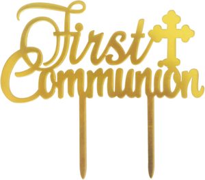 Decoraciones para fiestas de Baby Shower Dios bendiga bautizo <span class=keywords><strong>Primera</strong></span> comunión Cruz Cake Topper - Product Image 4