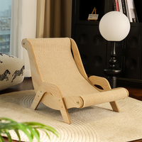 Grand hamac à gratter en sisal remplaçable OEM/ODM Mobilier en bois pour animaux de compagnie Lit Chat Canapé Chaise